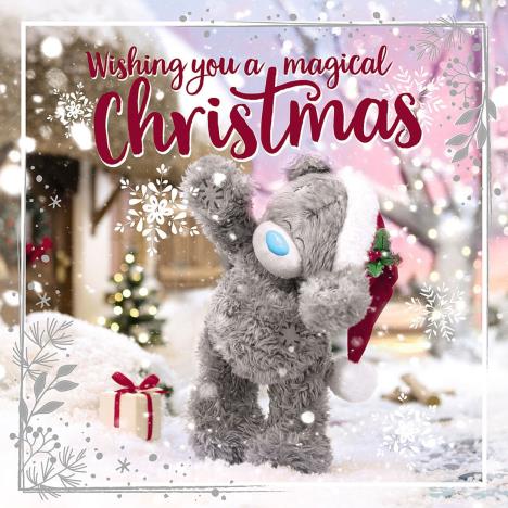 3D Holographic Magical Christmas Me to You Bear Christmas Card